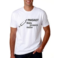 Vtipné tričko - Maskot klubu týraných mužov